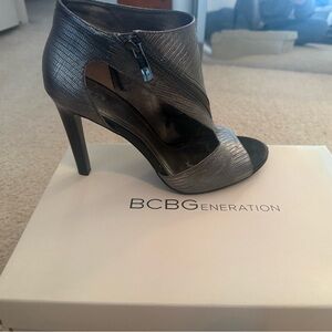 BCBGeneration Silver Women's Heels